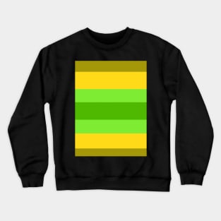 Green & Yellow Stripe Crewneck Sweatshirt
